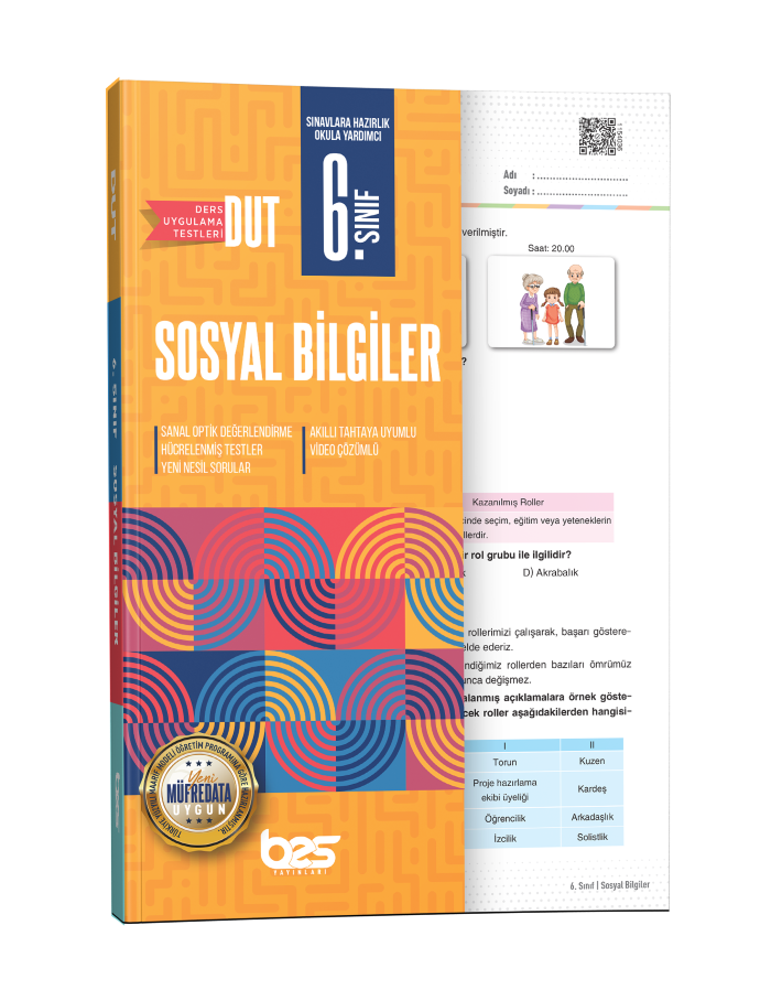 BES DUT 06.SINIF UYGULAMA TESTİ SOSYAL B.- 2026-27